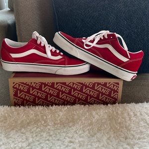 Red VANS in size 8W | 6.5M